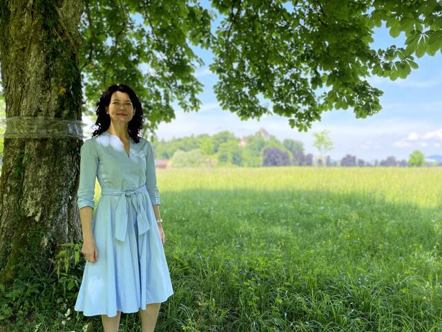 Karin Seewald ist Geschäftsführerin von paxnatura. Das Unternehmen vergibt jährlich rund 1.000 Grabplätze.  | Foto: sm