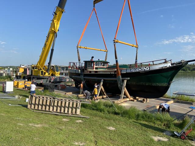 Die Regentag wurde auf der Tullner Donaulände saniert. 