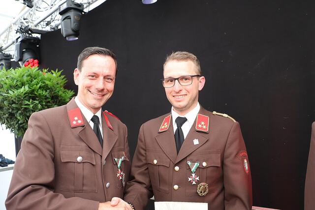 NAbg. Ernst Gödl und HBI Kevin Linhart | Foto: Edith Ertl