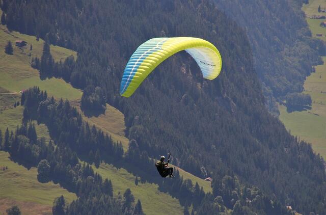 Aus etwa 10 Metern Höhe stürzte der Gleitschirmflieger ab. | Foto: Symbolbild/Pixabay