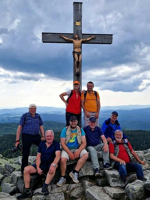 Auf dem Gipfel des Lusen | Foto: KK