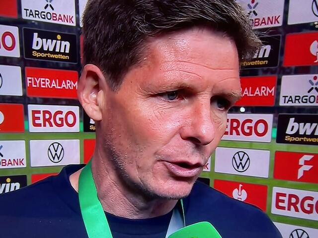 Nach dem DFB-Pokal-Finale sprach Oliver Glasner auch über seine Zeit als Eintracht-Trainer. Nach zwei Jahren gehen der deutsche Traditionsverein und der Riedauer getrennte Wege. | Foto: Friedl