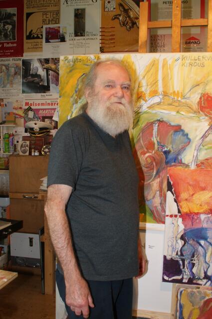 Peter Ruhso lehrte lange an der Kunstschule in Wien. | Foto: Anna Maria Kaufmann