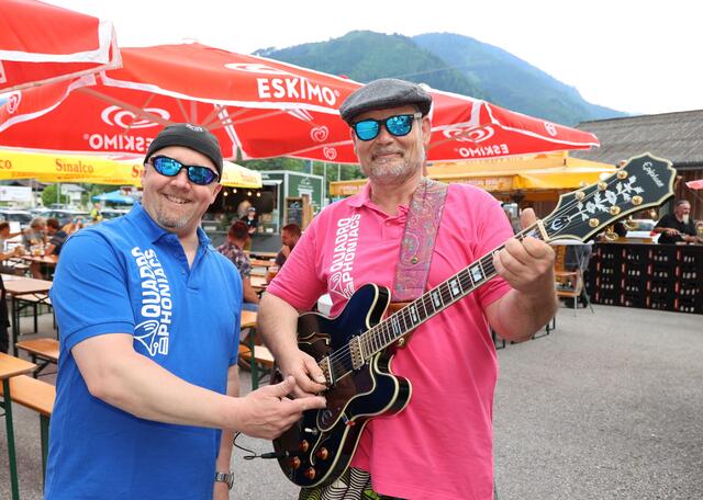 Reinhard Machreich und Robert Pfennich von der Band "Quadro Phoniacs".