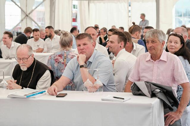 Prälat Abt German Erd, Bürgermeister Markus Rinner und sein Vize Gerhard Wallner | Foto: Martina Svehla