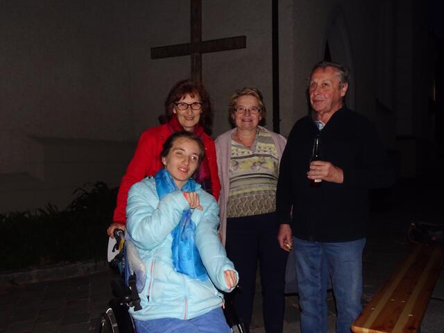 Melanie und Adelheid Hofmarcher mit Christine und Leopold Puchebner | Foto: Simon Glösl