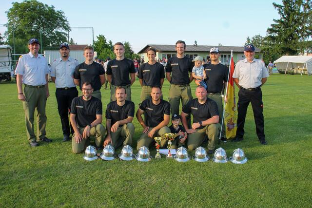Die Wettkampfgruppe Jabing holte den Tagessieg. | Foto: Bezirksfeuerwehrkommando Oberwart
