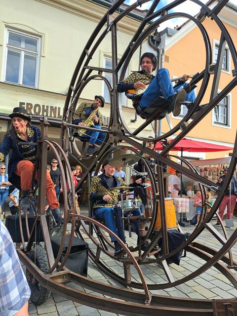 Das Gauklerfest in der Stadtgemeinde Frohnleiten sorgt für Unterhaltung bei Jung und Alt.