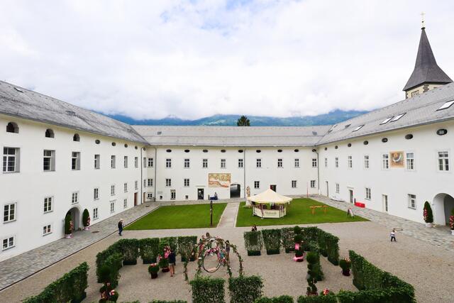 Innenhof der CMA im Stift Ossiach | Foto: Anne P.
