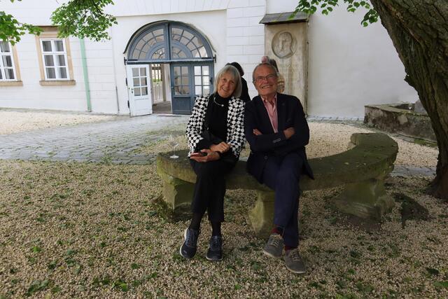 Besucher aus Köln: "Wir sind begeistert. Diese Musik und dieses Ambiente hier, einfach wunderbar." | Foto: Ingrid Seifert