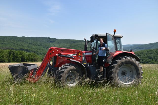 Bauer Lukas Lemens bewirtschaftet Wiesen und Felder rund um Gablitz. | Foto: Geiger