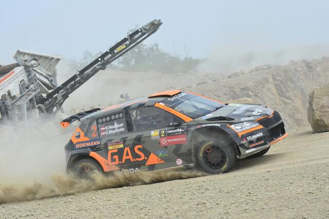  Hermann Neubauer und Ursula Mayrhofer auf Skoda Fabia Rally2 Evo | Foto: Harald Illmer