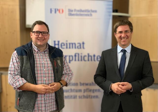 Ronald Eichenauer mit dem Welser Bürgermeister Andreas Rabl. | Foto: FW