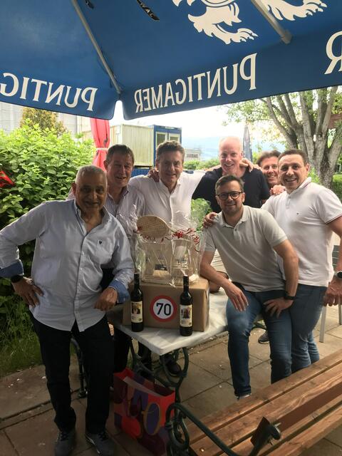 Von links: Ali Reza Sufi, Jonny Scheiber, Jürgen Schratter, Walter Sattler, Martin Smirtnik, Günther Trettenbrein und Christian Puff | Foto: Privat