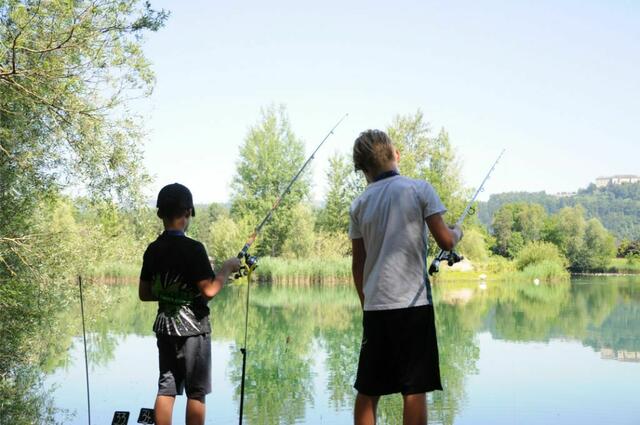 Das Kinder und Jugendfischen am Ratz-See bei Klagenfurt 