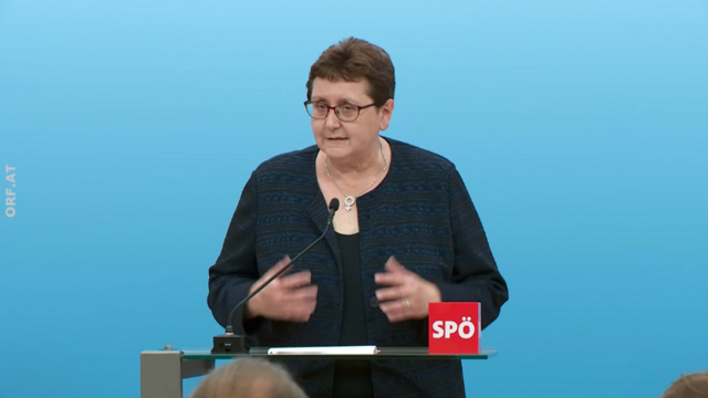 Gewerkschafterin Klaudia Frieben ist neue Wahlkommissionsleiterin der SPÖ. | Foto: Screenshot livestream orf.at