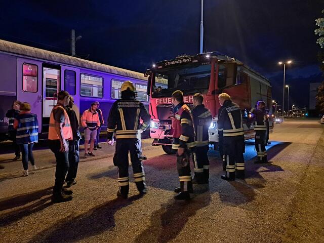 Übungsannahme war der Brand eines Bauzugs im Tunnel. | Foto: Wolfgang Zarl