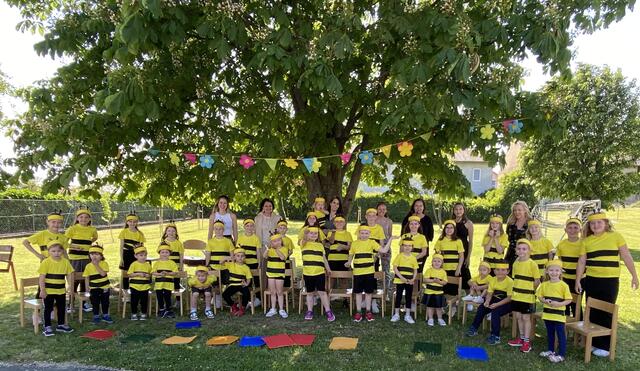Die Kindergartenkinder und Volksschüler aus Markt Neuhodis widmeten sich Insekten. | Foto: Kindergarten Markt Neuhodis