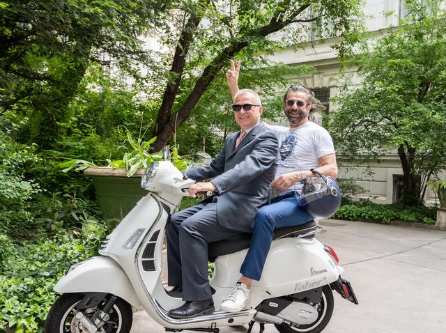 Dr.Stefano Beltrame mit Mauro Maloberti (links) | Foto: Rene Brünhölzl