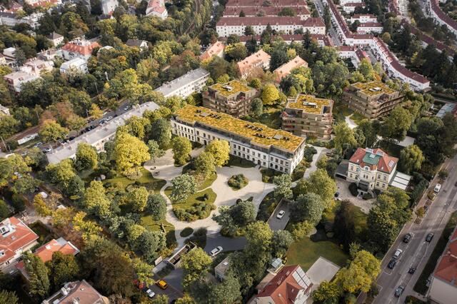 Blick von oben auf die zukünftige Gestalt des Areals.  | Foto: Christian Pichlkastner