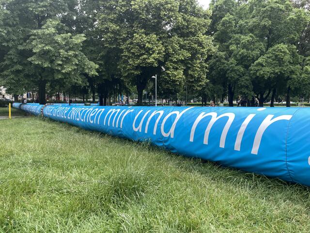 So schauen die Rohre im Sigmund-Freud-Park aus.  | Foto: Tobias Schmitzberger