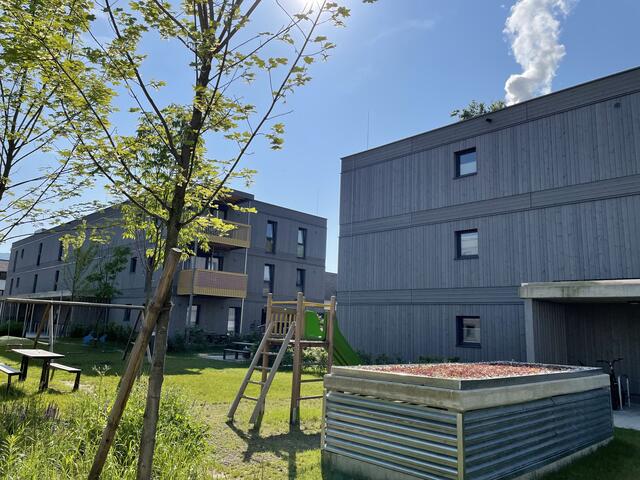 Blick auf Wohnungen Hallein Burgfried. | Foto: Thomas Fuchs