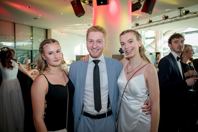 Unterhielten sich bestens: Lena, Cedric und Kira.