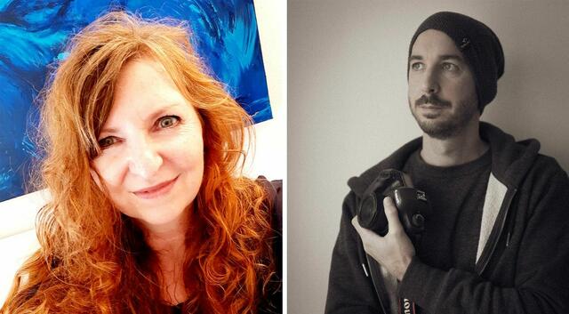 Claudia Ebner und Richard Stocker nähern sich dem Thema Rosen auf unterschiedliche Art und Weise an. | Foto: Privat