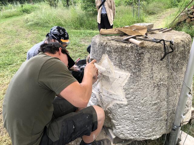 Arbeit am Rock of Respect 1 | Foto: Robert Streibel 