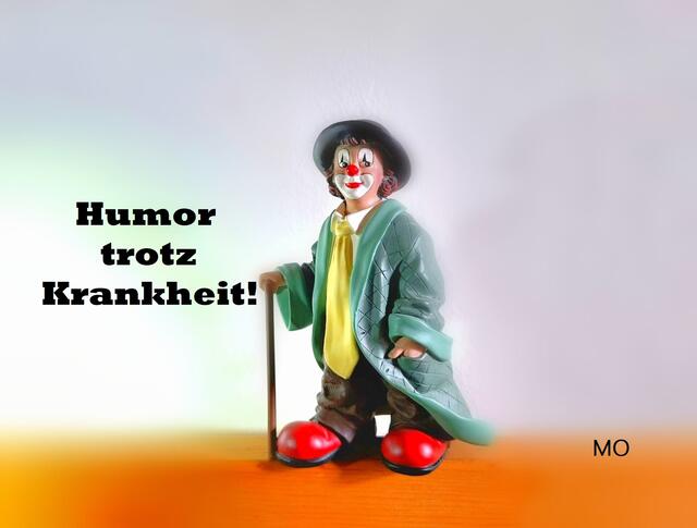 Humor trotz Krankheit, Kurzgeschichte, Comic