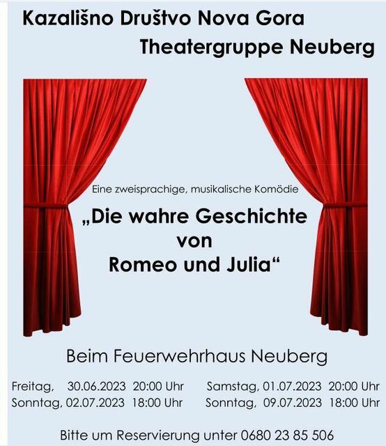 Theatergruppe Neuberg spielt wieder: "Die wahre Geschichte von Romeo