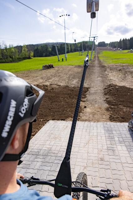 Blick aus der Biker-Perspektive auf das System. | Foto: Wexl Trails St. Corona am Wechsel