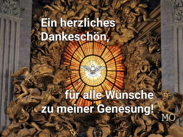 Dankeschön zur Genesung!