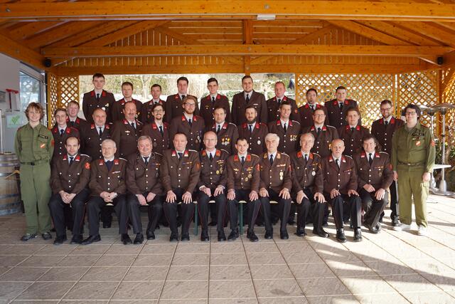 Die Feuerwehr Ollersdorf (Bild aus dem Jahr 2018) begeht am 24. Juni ihr 125-jähriges Bestehen sowie 100 Jahre Feuerwehrfahne. | Foto: Feuerwehr Ollersdorf