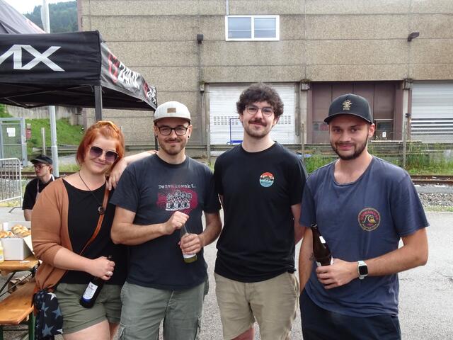 Waltraud Luger, Andreas Kronsteiner, Robin Desch und Mario Gspörer | Foto: Simon Glösl