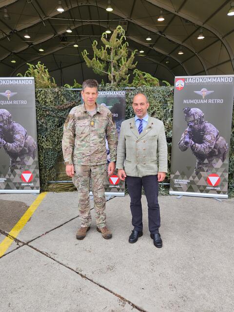 Jagdkommando feierte Jubiläum Landesrat Luisser als Absolvent beim