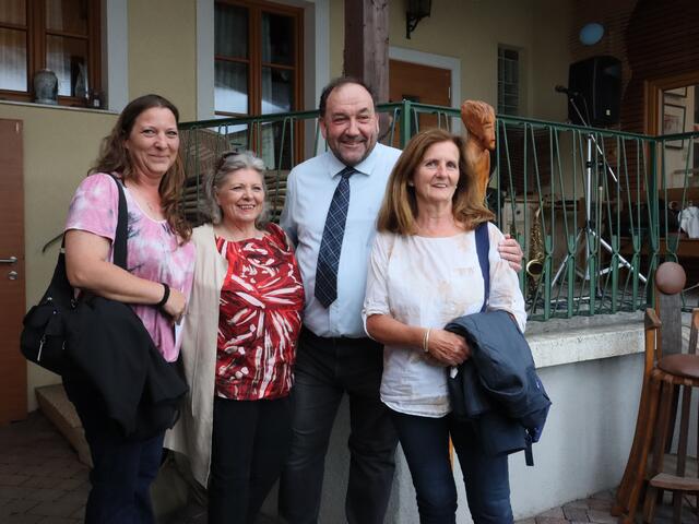 Von der Gemeinde Langenzersdorf: 
Doris Ivan Gemeinderätin
Organisationsreferent-Stellvertreterin, Geschäftsführende Gemeinderätin vom Kulturausschuss Ingeborg Treitl mit Bürgermeister Andreas Arbesser und Roswitha Lehner | Foto: Ingrid Seifert