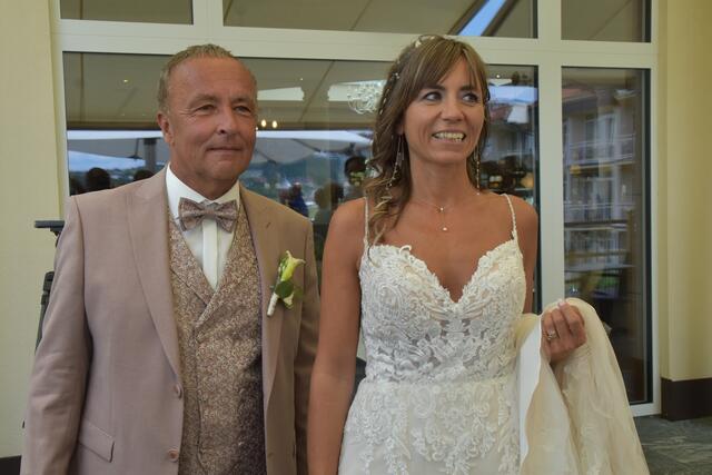 Wolfgang Unger und Verena Putz heirateten im AVITA. | Foto: Michael Strini
