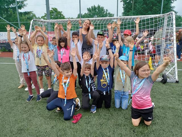 Die Kinder hatten sichtlich viel Spaß beim Laufen und helfen damit auch anderen Kindern. | Foto: Michael Ellenbogen