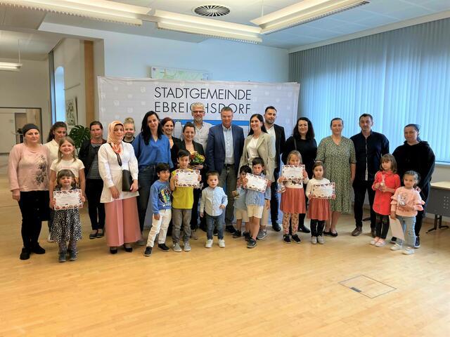 Urkundenverleihung für Kinder des Integrations Projektes „HIPPY“ | Foto: Stadtgemeinde Ebreichsdorf