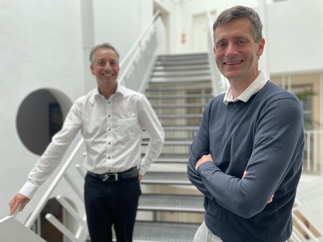 Albert Greinmeister und Stefan Knittel stehen hinter dem Projekt S-Link. | Foto: sm