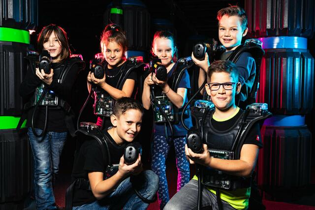 An Regentagen kann man sich in St. Pölten natürlich trotzdem sportlich betätigen, beispielsweise beim Lasertron. | Foto: Matthias Köstler