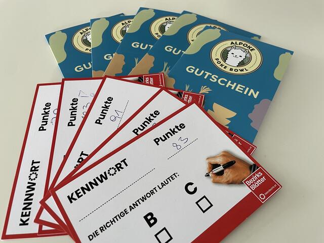 Auf diese Gewinner warten die Gutscheine. | Foto: sm