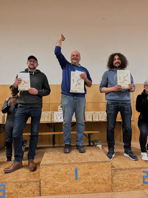 Werner Jud am obersten Stockerl, das hat ihn selbst sehr gefreut. | Foto: Hausegger
