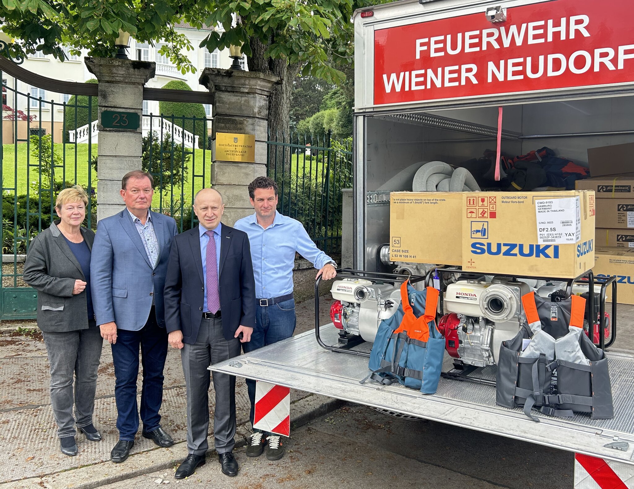 Wiener Neudorf/Laxenburg Gemeinden organisieren weitere Hilfe für