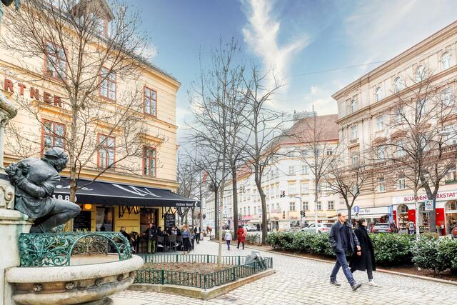 Die Wiedner Hauptstraße wird neu gestaltet. Das betrifft auch Margareten, meint Politiker Thomas Kerekes. | Foto: Stadt Wien 2023 / Christian Fürthner 