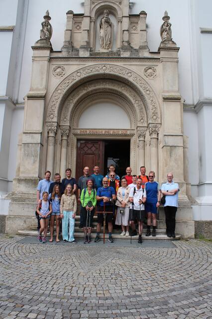 Start bei der römisch-katholischen Kirche in Bad Vöslau | Foto: privat