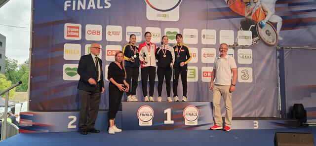 Melanie Trejo zeigte eine grandiose Leistungen bei den Sport Austria Finals | Foto: Frieways Karateklub