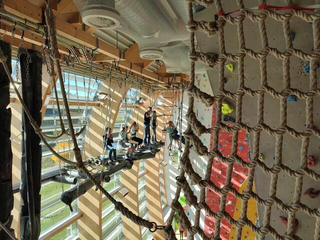 Hochseilgarten in Weinburg | Foto: Martina Schweller