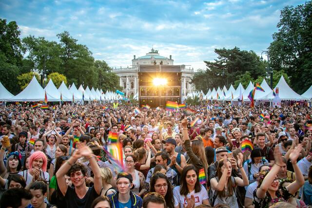 Die Regenbogenparade geht am Samstag zum 27. Mal in Wien über die Bühne. | Foto: Martin Darling